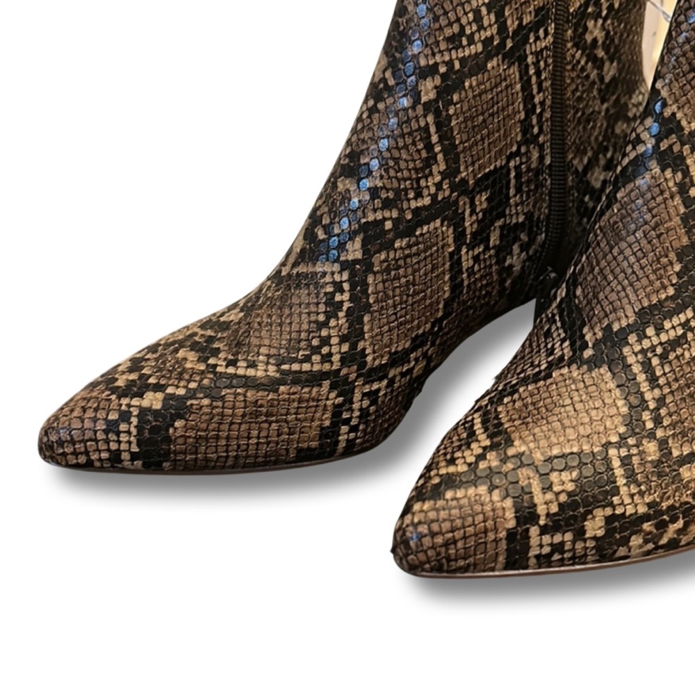 Brand new H&M snake booties, size 41/10, never worn